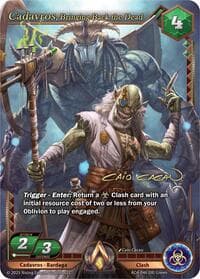 Cadavros, Bringing Back the Dead (Iconic Rare) - Echoes of Eternity - Alpha Clash card