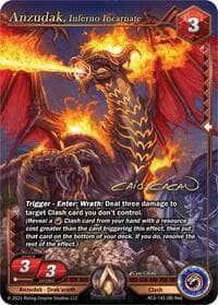 Anzudak, Inferno Incarnate (Iconic Rare) - Echoes of Eternity - Alpha Clash card