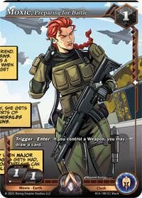 Moxie, Preparing For Battle - Echoes of Eternity - Alpha Clash card