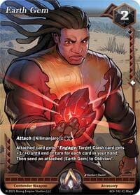 Earth Gem - Echoes of Eternity - Alpha Clash card