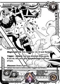 Iron Piston, Mechborn Juggernaut (Ink) - Echoes of Eternity - Alpha Clash card