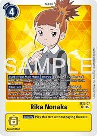 Rika Nonaka - Starter Deck 22: Amethyst Mandala Advanced Deck Set - Digimon Card Game card