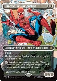 Spectacular Spider-Man (Borderless) - Prerelease Cards - Magic: The Gathering card