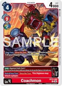 Coachmon - Hackers' Slumber - Digimon Card Game card