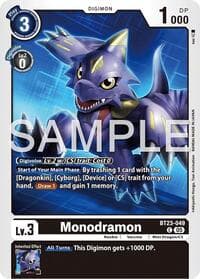 Monodramon - Hackers' Slumber - Digimon Card Game card