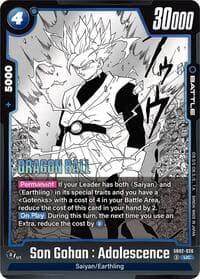 Son Gohan : Adolescence - Manga Booster 02 - Dragon Ball Super: Fusion World card