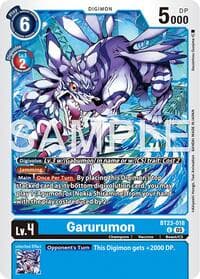 Garurumon - Hackers' Slumber - Digimon Card Game card