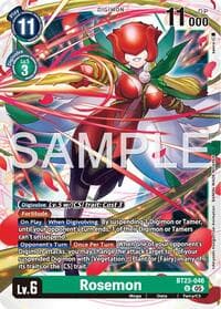 Rosemon - Hackers' Slumber - Digimon Card Game card