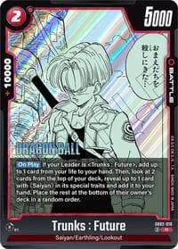 Trunks : Future - SB02-010 - Manga Booster 02 - Dragon Ball Super: Fusion World card