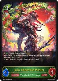 Loxis, Homestead Pioneer - BP11: Bullet of Fate - Shadowverse: Evolve card