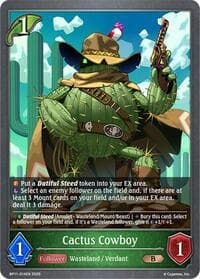 Cactus Cowboy - BP11: Bullet of Fate - Shadowverse: Evolve card