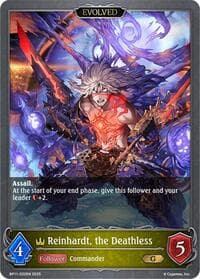 Reinhardt, the Deathless (Evolved) - BP11: Bullet of Fate - Shadowverse: Evolve card