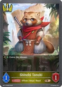 Shinobi Tanuki - BP11: Bullet of Fate - Shadowverse: Evolve card