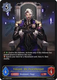 Vincent, the Peacekeeper - BP11: Bullet of Fate - Shadowverse: Evolve card
