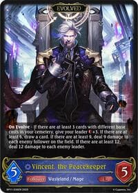 Vincent, the Peacekeeper (Evolved) - BP11: Bullet of Fate - Shadowverse: Evolve card