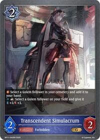 Transcendent Simulacrum - BP11: Bullet of Fate - Shadowverse: Evolve card