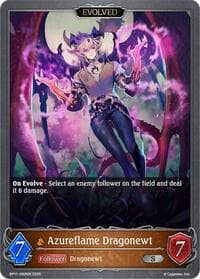 Azureflame Dragonewt (Evolved) - BP11: Bullet of Fate - Shadowverse: Evolve card