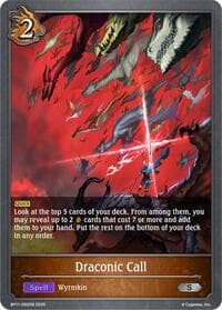 Draconic Call - BP11: Bullet of Fate - Shadowverse: Evolve card