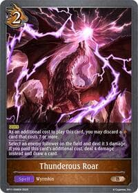 Thunderous Roar - BP11: Bullet of Fate - Shadowverse: Evolve card
