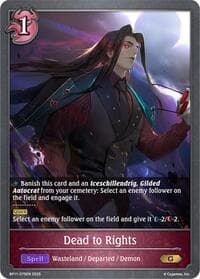 Dead to Rights - BP11: Bullet of Fate - Shadowverse: Evolve card