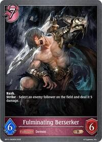 Fulminating Berserker - BP11: Bullet of Fate - Shadowverse: Evolve card