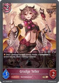 Grudge Teller - BP11: Bullet of Fate - Shadowverse: Evolve card