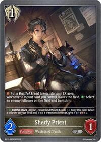 Shady Priest - BP11: Bullet of Fate - Shadowverse: Evolve card