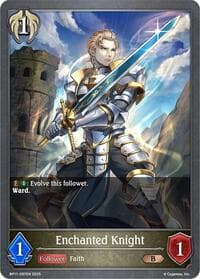 Enchanted Knight - BP11: Bullet of Fate - Shadowverse: Evolve card