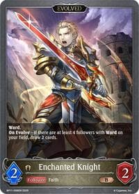 Enchanted Knight (Evolved) - BP11: Bullet of Fate - Shadowverse: Evolve card