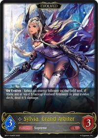 Sylvia, Grand Arbiter (Evolved) - BP11: Bullet of Fate - Shadowverse: Evolve card