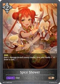 Spice Shower - BP11: Bullet of Fate - Shadowverse: Evolve card
