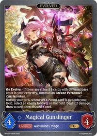 Magical Gunslinger (Evolved) - P10 (Foil) - BP11: Bullet of Fate - Shadowverse: Evolve card