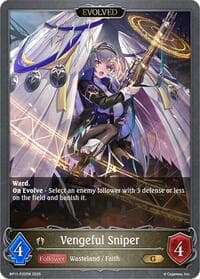Vengeful Sniper (Evolved) - P22 (Foil) - BP11: Bullet of Fate - Shadowverse: Evolve card