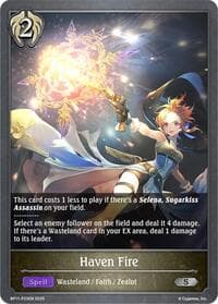 Haven Fire - P23 (Foil) - BP11: Bullet of Fate - Shadowverse: Evolve card