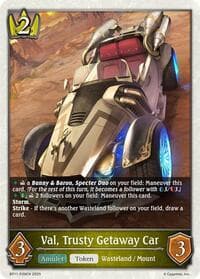 Val, Trusty Getaway Car - P29 (Foil) - BP11: Bullet of Fate - Shadowverse: Evolve card