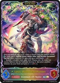 Loxis, Homestead Pioneer (Evolved) (SL) - BP11: Bullet of Fate - Shadowverse: Evolve card