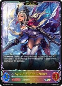 Sylvia, Grand Arbiter (Evolved) (SL) - BP11: Bullet of Fate - Shadowverse: Evolve card