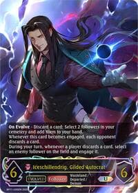 Iceschillendrig, Gilded Autocrat (Evolved) (U) - BP11: Bullet of Fate - Shadowverse: Evolve card
