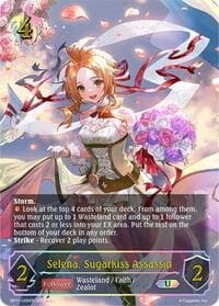 Selena, Sugarkiss Assassin (U) - BP11: Bullet of Fate - Shadowverse: Evolve card