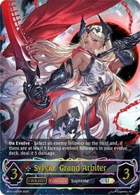 Sylvia, Grand Arbiter (Evolved) (U) - BP11: Bullet of Fate - Shadowverse: Evolve card