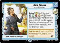 Leia Organa - Of A Secret Bloodline - Secrets of Power - Star Wars: Unlimited card