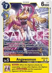 Angewomon - Hackers' Slumber - Digimon Card Game card