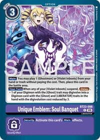 Unique Emblem: Soul Banquet - Hackers' Slumber - Digimon Card Game card