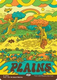 Plains (1945) - Secret Lair Drop Series - Magic: The Gathering card
