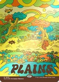 Plains (1945) (Rainbow Foil) - Secret Lair Drop Series - Magic: The Gathering card