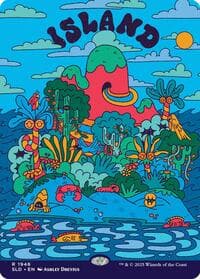 Island (1946) - Secret Lair Drop Series - Magic: The Gathering card
