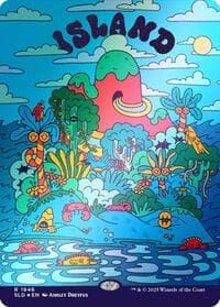 Island (1946) (Rainbow Foil) - Secret Lair Drop Series - Magic: The Gathering card