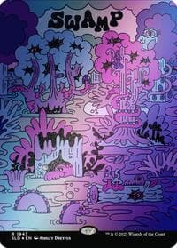 Swamp (1947) (Rainbow Foil) - Secret Lair Drop Series - Magic: The Gathering card