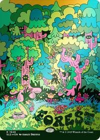 Forest (1949) (Rainbow Foil) - Secret Lair Drop Series - Magic: The Gathering card