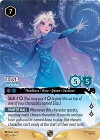 Elsa - Ice Maker - Disney Lorcana Promo Cards - Disney Lorcana card